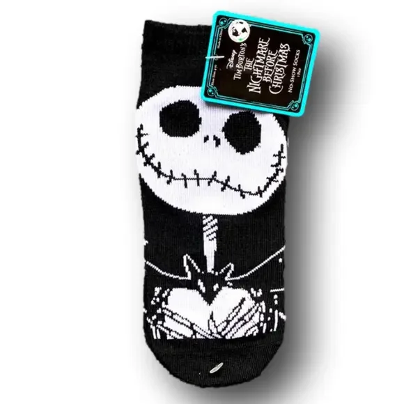 3/$20 The Nightmare Before Christmas Jack Skellington Funny Novelty Socks - NWT - Picture 2 of 2